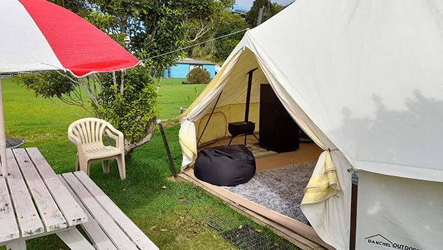 glamping tent