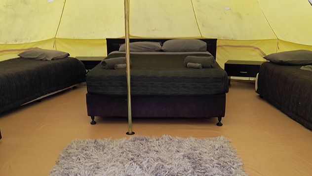 glamping tent